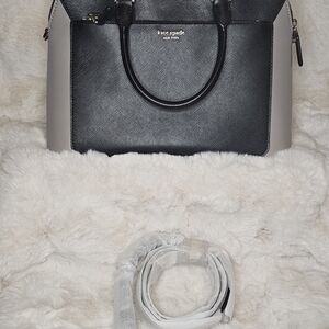 Kate Spade Black and Gray Satchel